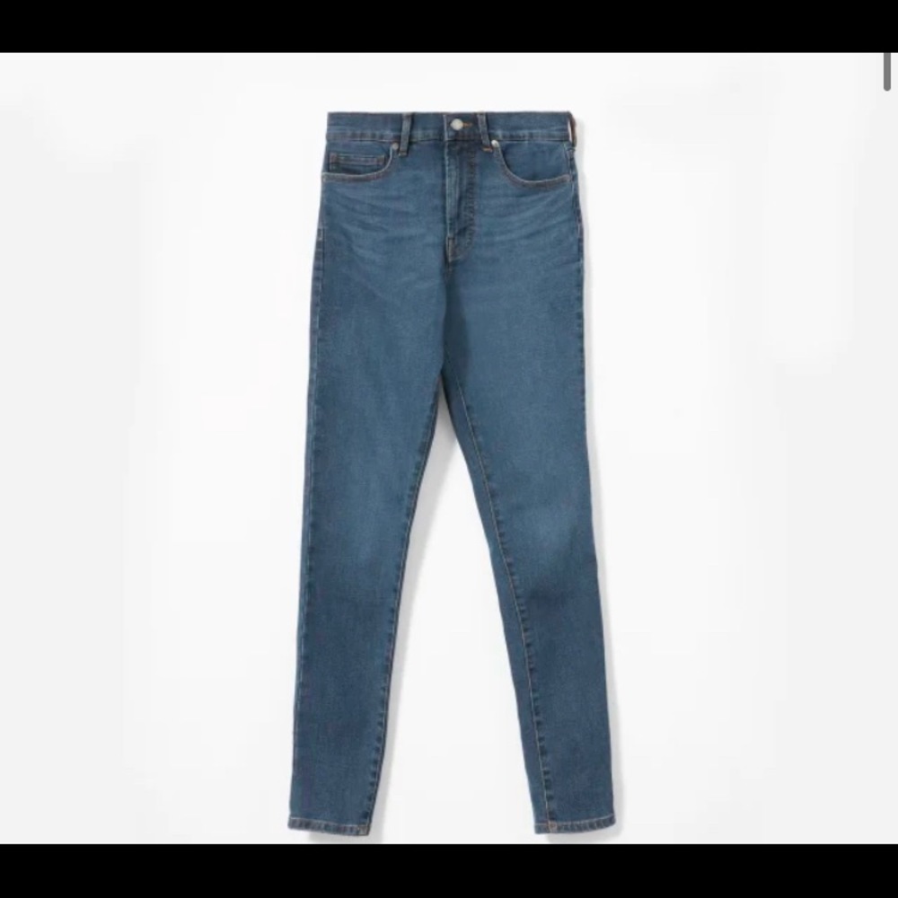 Everlane high rise ankle length skinny jeans